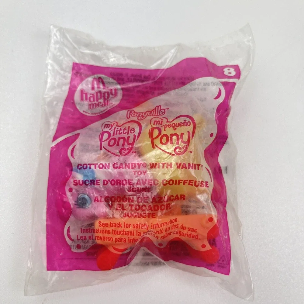 2007 McDonalds Happy Meal Toy My Little Pony 8 Cotton Candy
